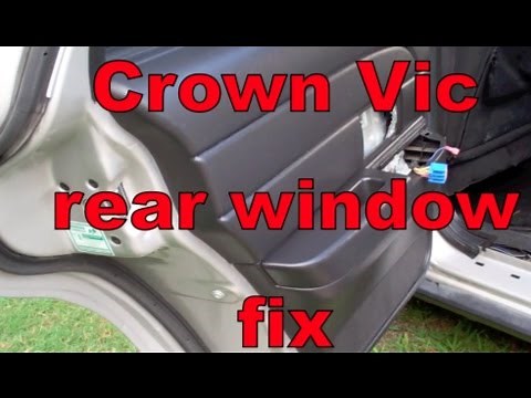 Crown Vic rear window fix