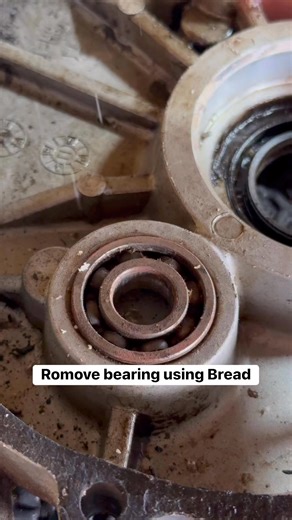 Remove bearing using bread #hack #mechanic #diy #oldschool #fblifestyle #fblifestyle #Teambelbros | Team Belbros
