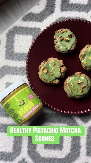 Pistachio Matcha Scones Recipe: Healthy & Delicious!