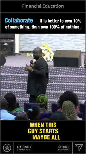 Collaborate!! - it's the easiest way to becoming rich. | Afolabi OT