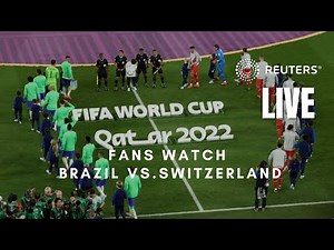 LIVE: Brazilian soccer fans watch Brazil play Switzerland