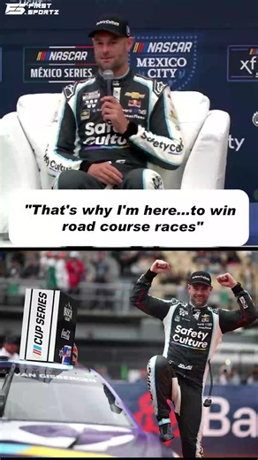 SVG is Trackhouse Racing's road course racing cheat code 😅 #NASCAR | FirstSportz Nascar