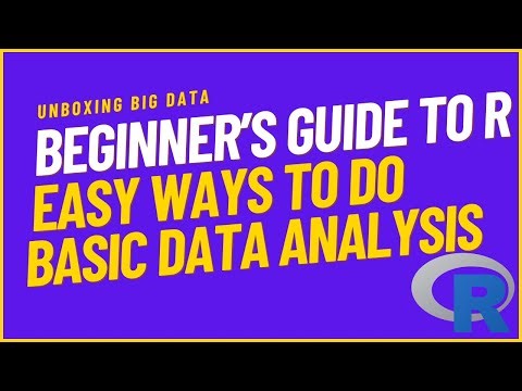 Beginner's Guide to R : Easy Ways to do basic data analysis