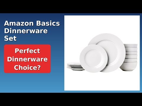 REVIEW (2026): Amazon Basics Dinnerware Set. ESSENTIAL details.