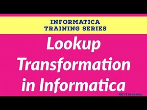 Lookup Transformation in Informatica | #Informatica#informaticatutorial