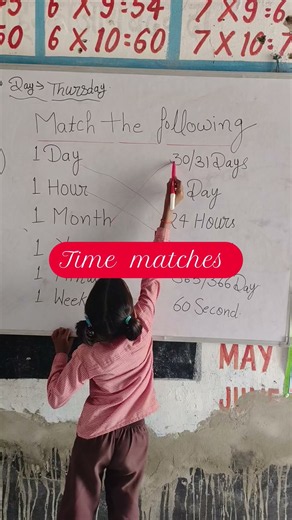 ⏰ Time Matching Activity | बच्चों ने सीखा 1 Hour = 60 Minutes. Fun Learning Activity#shorts #short