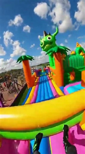 This Inflatable New Ninja Park Is CRAZY! 🤯💨🏰