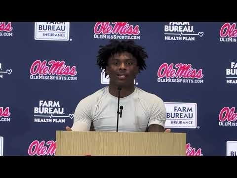 Ole Miss RB Kewan Lacy Press Conference (9/23/25)