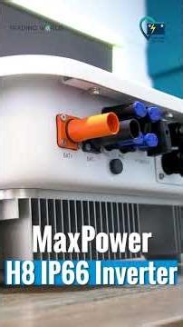 Introducing the MAXPOWER IP66 Series Solar Inverter — now available at Trading World