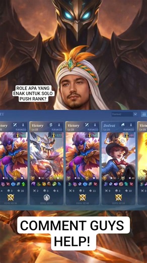 Role apa yang enak push rank? 🔥🔥🔥#proparah