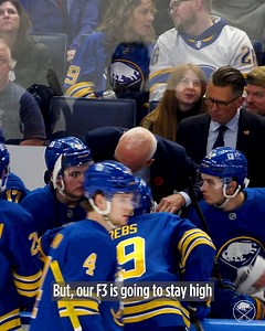 140K views · 849 reactions | Lindy Ruff on the mic gives us a closeup look at what happens on the bench during a game  Watch the full video → bufsabres.co/3OjE6Xi | Buffalo Sabres | Facebook
