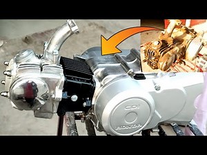 How To Clean Engine || complete restoration 70cc bike engine