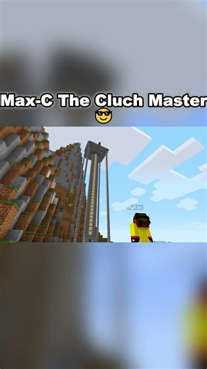 Water Clutch? Nah… RIP 💀 | Minecraft Short | #minecraft #shorts