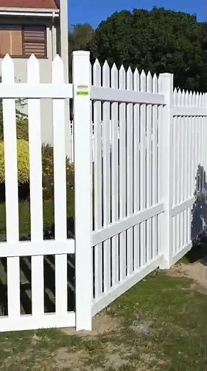 1.8m PVC Picket Fence & Sliding Driveway Gate Installation | Value Fencing® Cape Town
