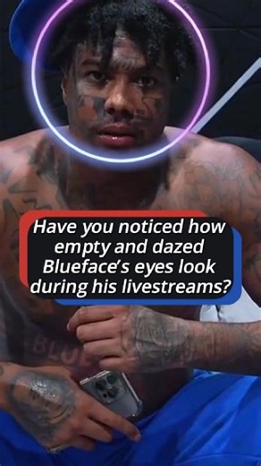 Have you noticed how empty and dazed Blueface’s eyes look during his livestreams No one seems to realize what kind of inhuman treatment he went through in prison. #blueface #blueivy #usa #celebrity #us | Celeb Story