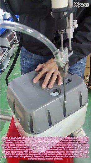 factory vlog | auto screw machine feeds and tightens screws in seconds