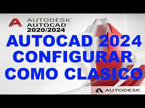 set Autocad (2015 to 2023) as classic, classic interface, classic look