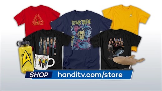 Have you checked out the H&I Store's Star Trek collection yet? 🛍️🛒You deserve to treat yourself! Visit the store and see what catches your eye! Click the link 👉handitv.com/store #startrek #startrekitems #startrekshirts #startrekmugs | H&I