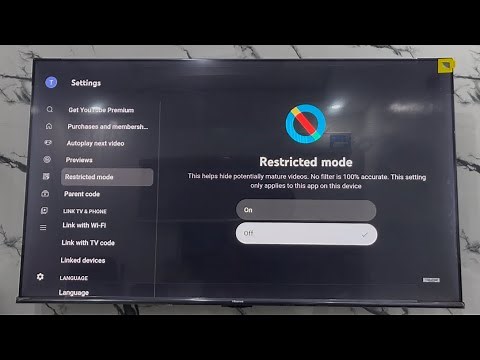 How to Turn OFF Restricted Mode in YouTube on TV