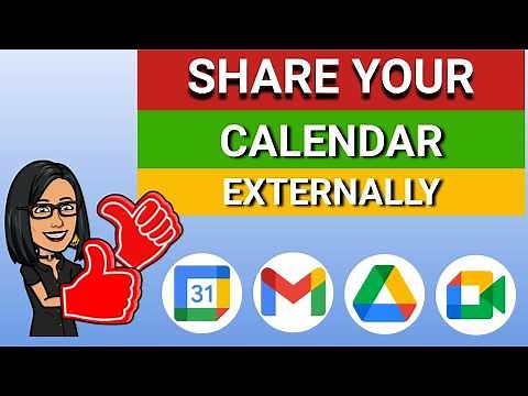 How to change external sharing permissions for a Google Calendar