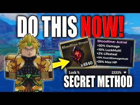(ABUSE THIS NOW!) AFK Bloodline Stone Farm in Sailor Piece! (FASTEST METHOD)