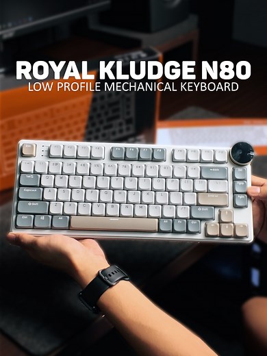 RK N80 Low Profile Mechanical Keyboard | Quick Overview and ASMR
