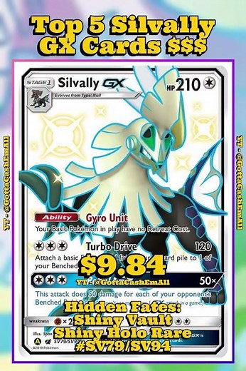 Top 5 RAREST Silvally GX Pokémon Cards #pokemon #pokemoncards #pokémon #pokemontcg #top5 #tcg
