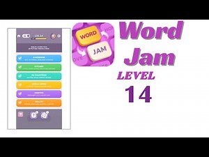 Word Jam Level 14 Walkthrough | Step-by-Step Guide 🧠 | Go Answer