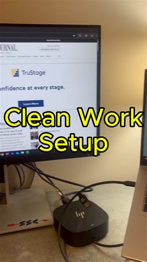 Watch One Cable Work Setup | HP USB-C G5 Dock on Amazon Live