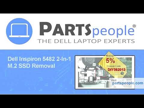 Dell Inspiron 14-5482 2-In-1 (P93G001) M.2 SSD How-To Video Tutorial