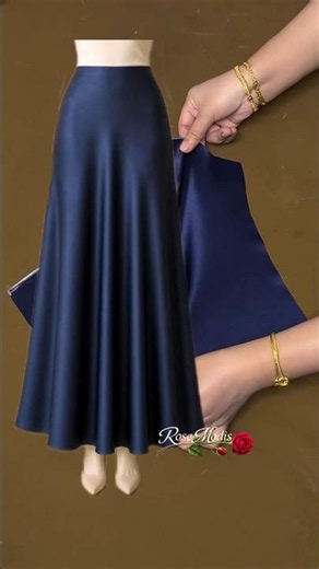 How to sew an A-Line Skirt in 60 seconds! ✂️🔥