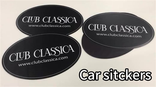 Advertising Customized Sticker Printing Business logo Stickers Waterproof Vinyl Decal Stickers Magnetic for Car