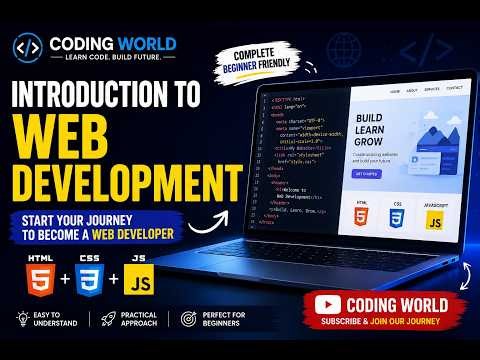 Introduction to Web Development for Beginners | day to day series scratch to advance level