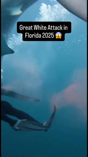 Reelvision | White Shark Attack Florida 2025 #shark #sharkattack | Instagram
