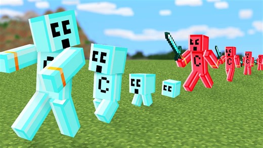 Surviving a relentless hunt with a Minecraft transformation