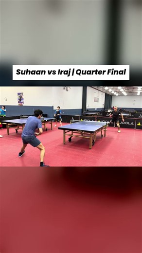 Rally Battles 2: Suhaan vs Iraj | Quarter Final | CCTTA Top 8 Open #tabletennis #shorts