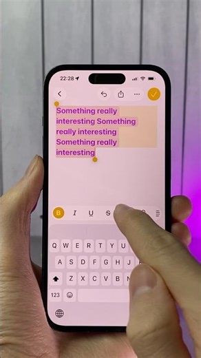 How to Highlight Text in the Notes on the iPhone