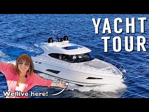 Riviera 5400 Full Yacht Tour ...Our Live-aboard Home! | EP20