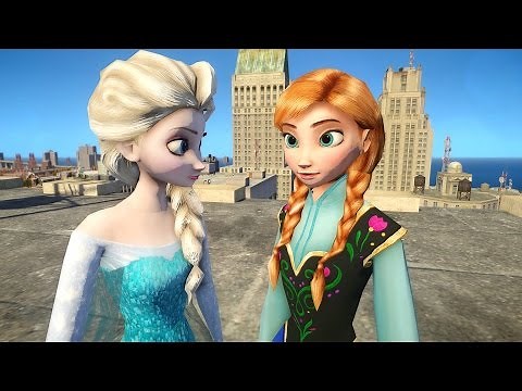 Elsa vs Anna of Arendelle - Frozen