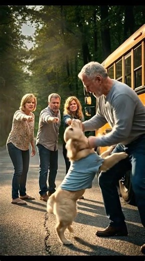 Hero Puppy Saves Bus Passengers! 😭💔 #shorts #puppy #dog