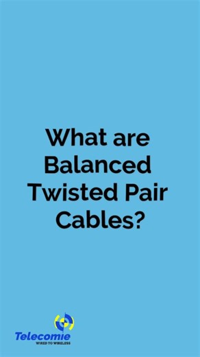 🔌 Discover the Balanced Twisted Pair Cables! 🔌 Balanced Twisted Pair Cables are the unsung heroes in our wired world. They're not just twists of wire; they're the veins that keep our data flowing securely and efficiently. Why do we twist, you ask? Twisting reduces interference, ensuring that your data arrives as intended, without picking up 'eavesdroppers' along the way. It's like whispering your secrets down a spiral staircase, where echoes can't carry the message away. Whether it's for your 
