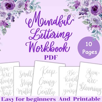 Mindful Lettering Workbook