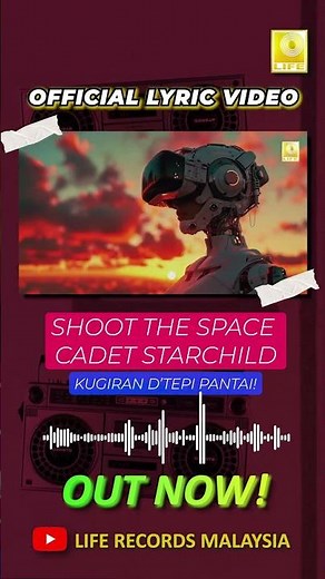 Shoot The Space Cadet Starchild Official Lyric Video is now available on YouTube!
