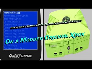 How to install Nintendo Gameboy Advanced (GBA) Emulator on a modded original Xbox with FatXplorer.