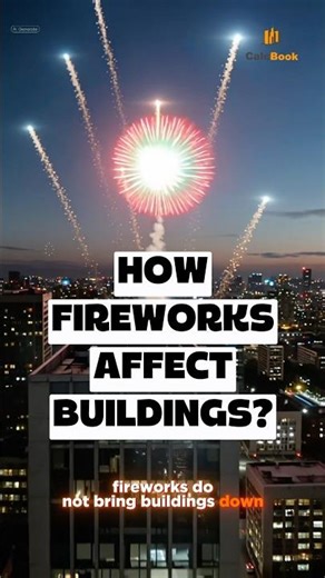 Fireworks do more than sparkle. Pressure waves can stress nearby buildings #structuralengineering