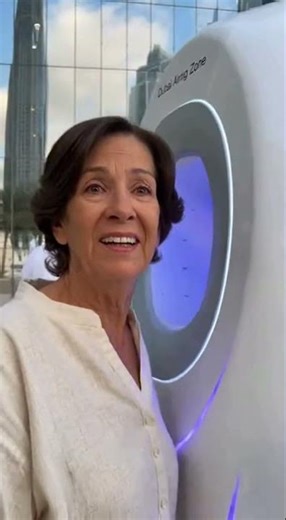 Dubai’s New AI Anti-Aging Machine Turns Old Woman Young in Seconds! 🤯✨ Future Tech in Dubai