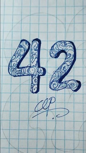 Watch Me Create Doodle Art with Numbers – Relaxing & Fun! 42