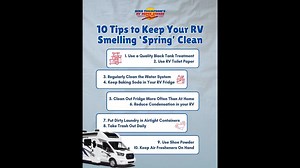 什 What do you think is most important when #SpringCleaning your RV? ☝ Don't let odor drive you and your friends away from fun!  Here are 10 TIPS to keep your RV smelling 'SPRING' CLEAN! ✨ https://rpb.li/IOv #MikeThompsonsRV #MTRV #SpringCleaning #CleaningTips #RVTips | Mike Thompsons RV Super Stores | Facebook