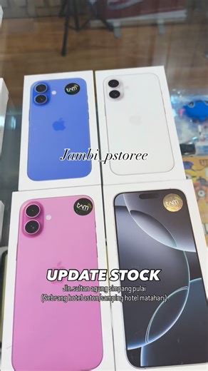 jambi_pstore on Instagram: "🤩SPECIAL GAJIAN SALE MENUJU RAMADHAN🤩 langsung ke store ya jo Gmpas 📍PSTORE JAMBI SETIAP HARI 🕰️ 10:00-22:00 WIB Jl Simpang Pulai Jelutung (Samping Hotel Matahari) KOTA JAMBI ✅Garansi 1 Tahun Resmi NEW ✅Garansi 1 Bulan Tukar Unit ✅ALL OPERATOR ✅Original 1000% ✅Free Accessories ✅Free Softcase ✅Free Headset ✅Free Adaptor ✅Free Antigores ✅Free Pindah Data ✅Free Update Ios ✅Free Bonusan ▶️ Trima Jual Beli Handphone ▶️ Tukar Tambah Bisa Juga Loh"