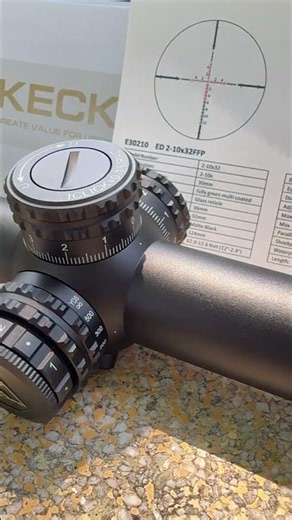 KECK PRECISION ED2-10x32FFPIR Riflescope